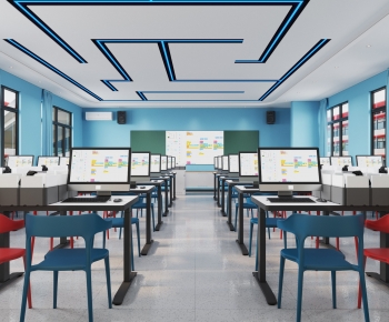 Modern School Classrooms-ID:428859002