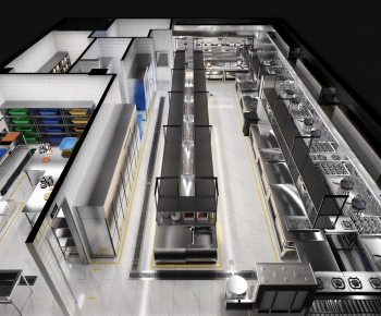 Modern Central Kitchen-ID:933384906