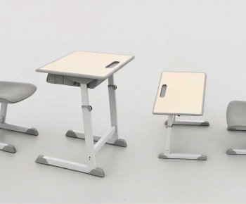 Modern Computer Desk And Chair-ID:400717028