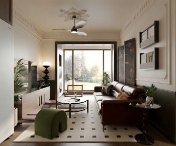 French Style A Living Room-ID:987031945
