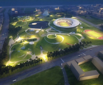 Modern Architectural Bird's-eye View Planning-ID:107209726