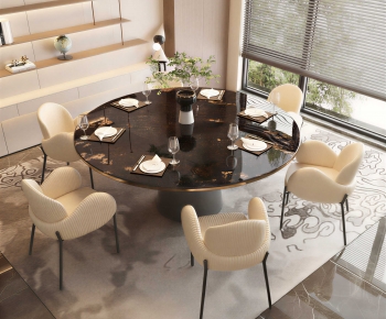 Modern Dining Table And Chairs-ID:653017044