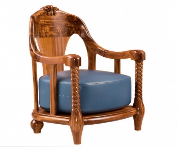 French Style Single Sofa-ID:214608911