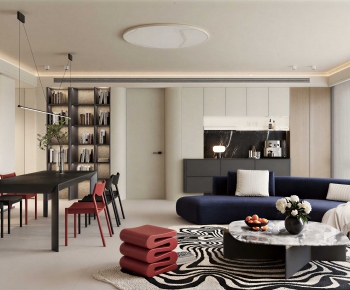 Modern A Living Room-ID:795470958