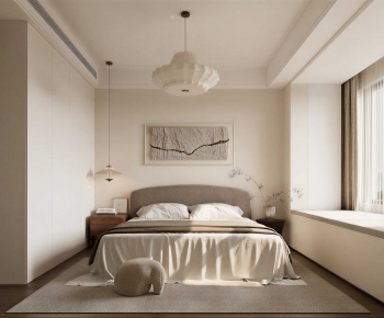 Wabi-sabi Style Bedroom-ID:195287948
