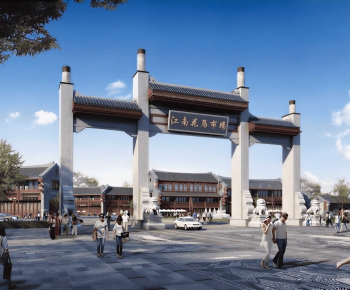 Chinese Style Facade Element-ID:493602996