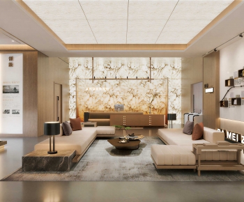 Modern Exhibition Hall-ID:384941141