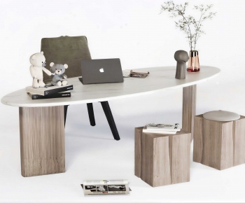Modern Office Desk And Chair-ID:825752027