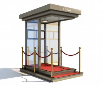 Modern Security Booth-ID:474586961