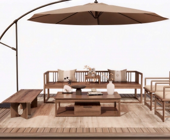 New Chinese Style Outdoor Sofa-ID:532639066