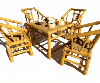 New Chinese Style Dining Table And Chairs-ID:860007058