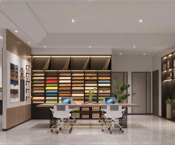 Modern Exhibition Hall-ID:614600275