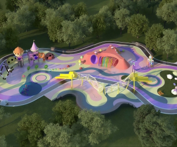 Modern Park Landscape-ID:173039912