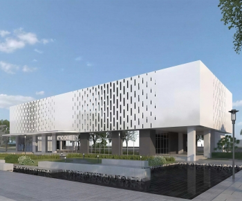 Modern Public Building-ID:546538875