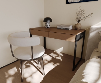 Modern Computer Desk And Chair-ID:416871073
