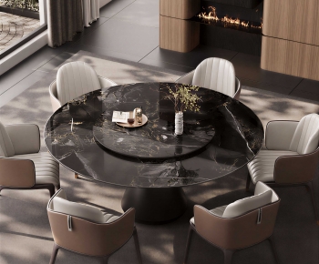 Modern Dining Table And Chairs-ID:398524057