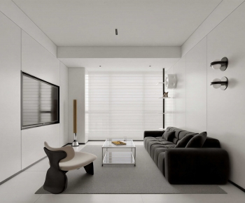 Modern A Living Room-ID:723895078