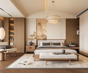 New Chinese Style Bedroom-ID:188044079
