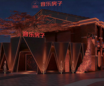 Modern Facade Element-ID:634959947