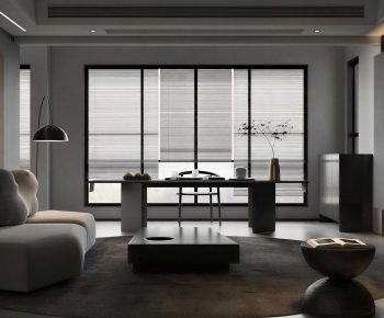 Modern A Living Room-ID:751658929