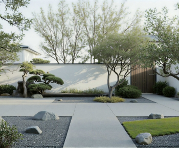 Japanese Style Courtyard/landscape-ID:601190096
