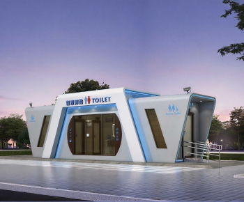 Modern Public Building-ID:756479024