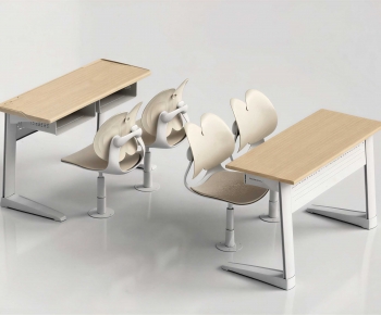 Modern Computer Desk And Chair-ID:195303927