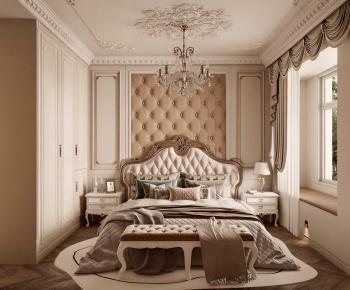 French Style Bedroom-ID:502290967