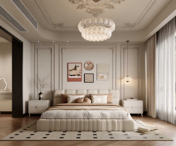 French Style Bedroom-ID:672715907