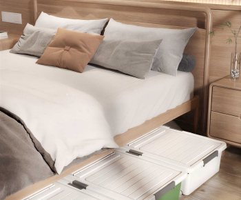 Modern Double Bed-ID:288465987