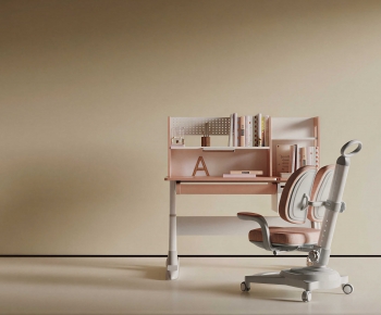 Modern Computer Desk And Chair-ID:713135006