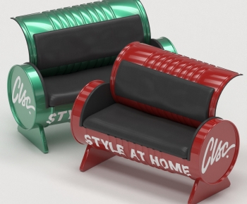 Industrial Style Multi Person Sofa-ID:129276991