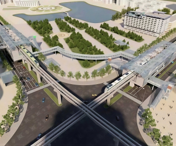 Modern Architectural Bird's-eye View Planning-ID:894221071