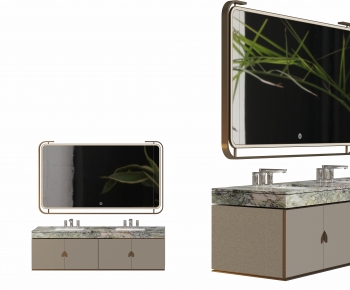 Modern Bathroom Cabinet-ID:490772013