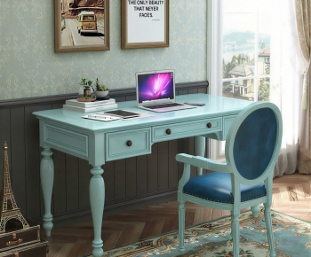Modern Computer Desk And Chair-ID:700527914