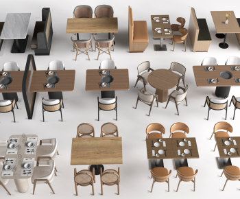 Modern Dining Table And Chairs-ID:374783045