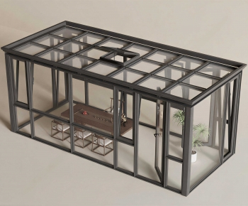 Modern Glass Sunshine Room-ID:859911921