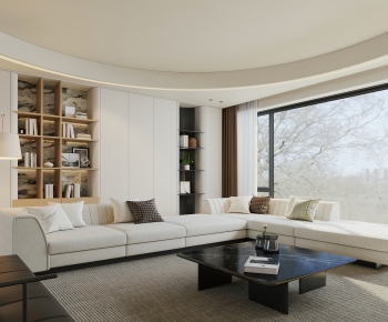 Modern A Living Room-ID:391035085
