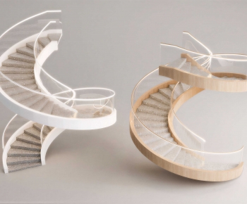 Modern Rotating Staircase-ID:989195113
