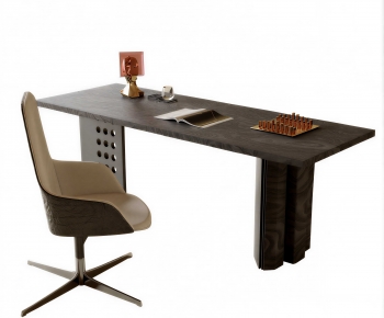 Modern Computer Desk And Chair-ID:549472095