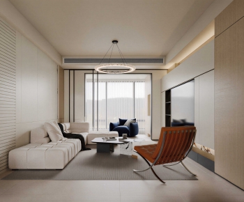 Modern A Living Room-ID:681447036