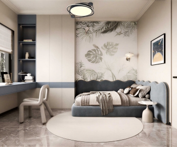 Nordic Style Boy's Room And Son's Room-ID:696340086