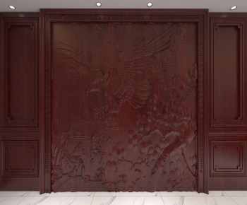 Chinese Style TV Wall-ID:854665045