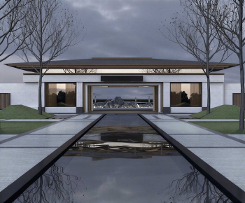 New Chinese Style Courtyard/landscape-ID:181679964