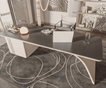Modern Office Desk And Chair-ID:410885103