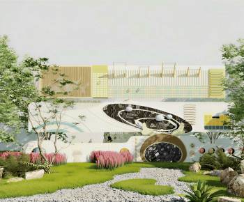 Modern Park Landscape-ID:797986032