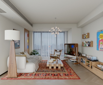 Modern A Living Room-ID:124203922
