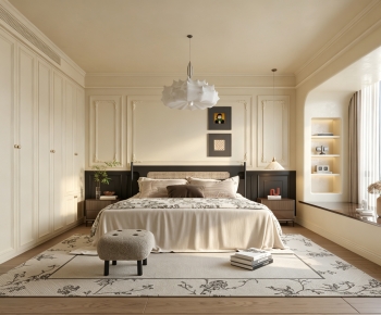 French Style Bedroom-ID:394573931