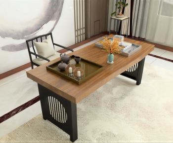 New Chinese Style Tea Tables And Chairs-ID:317583086