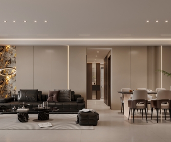Modern A Living Room-ID:445754051